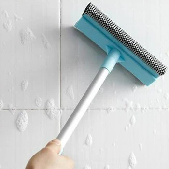 

Long Handle Glass Brushes Window Cleaner Scraping Double-sided Floor Tile Bathtub Brush Bathroom Wall Household Cleaning Tools