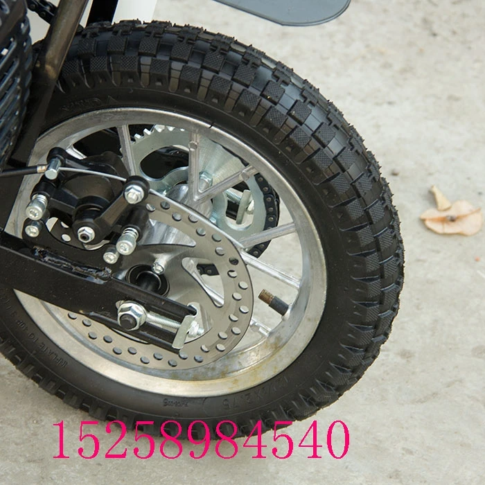 12 "Folding Mini Fuel Scooter Motorcycle Small Two-stroke Gasoline Scooters