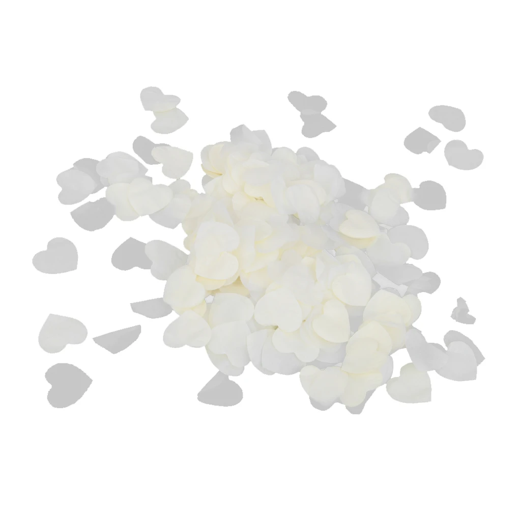 Mini Paper Love Heart Paper Confetti Circles Tissue Party Table Confetti for Wedding, Holiday, Anniversary, Birthday