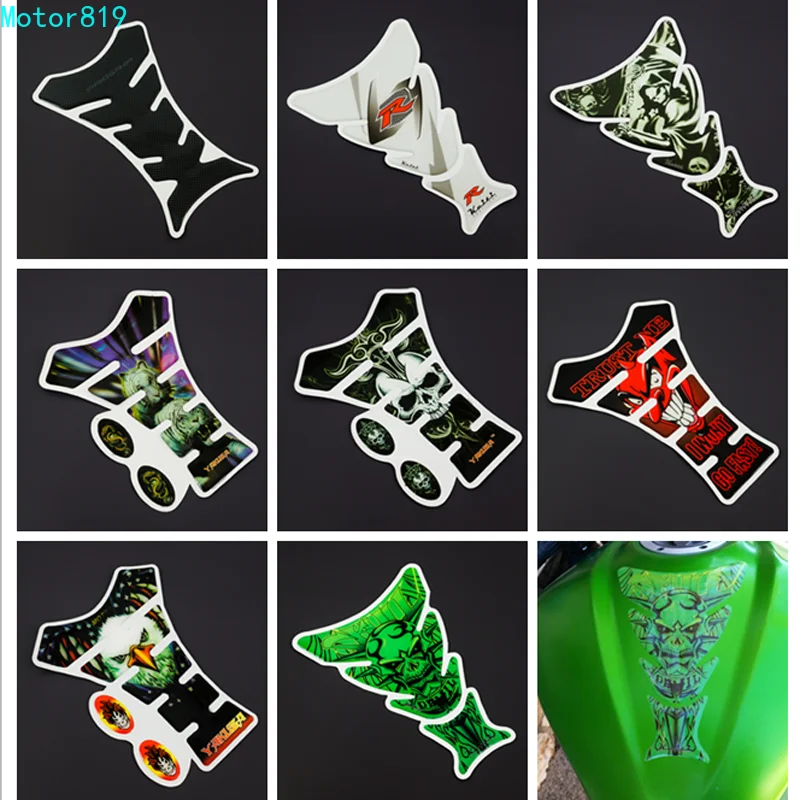 3D наклейка на бак для бензина мотоцикла мотоцикл с логотипом черепа