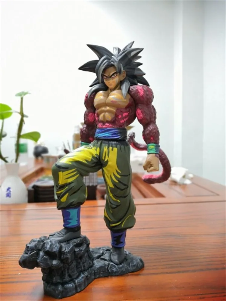 

Dragon Ball Cartoon Ultra-Four Goku Super Saiyan People Somersault Cloud Sun Wukong Limited Edition Garage Kit Decoration