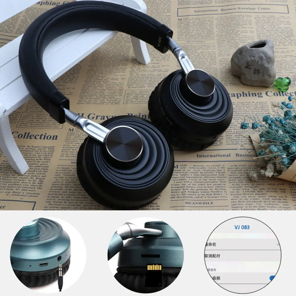 KISSCASE Bluetooth Wireless Headset For iPhone For Xiaomi Music Stereo Surround Gaming Headphone Wireless Bluetooth Headsets