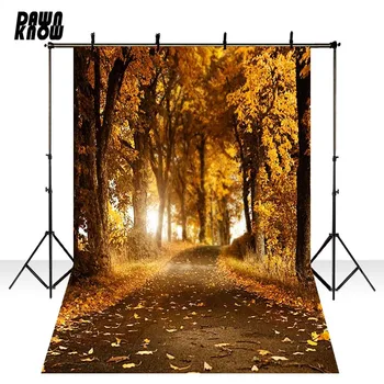 

DAWNKNOW Autumn Leaves Vinyl Photography Background For Newborn Tree Photo Shoot Backdrop For Wedding Photo Studio CM6254