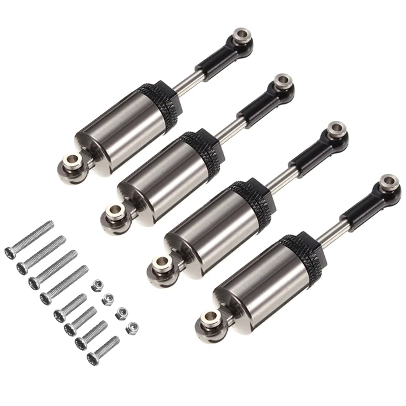 

4Pcs Alloy Shock Absorber for WPL 1:16 Henglong C-14 C-24 Pickup Crawler Half Truck RC Car Spare Parts Upgrade Modified Parts