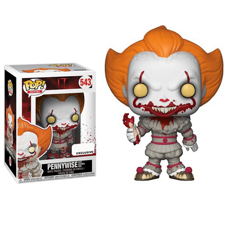 

Funko Pop Stephen King's It PENNYWISE With Severed Arm #543 Vinyl Figure Dolls Toy PENNYWISE Action Figure Toys Gifts for Kids