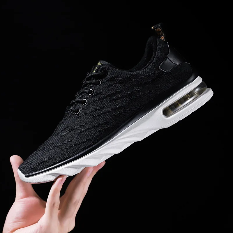 

Couple Casual Sports Shoes 2018 Autumn And Winter New Men's Air Cushion Running Shoes Men And Women Casual Black Shoes Sneakers