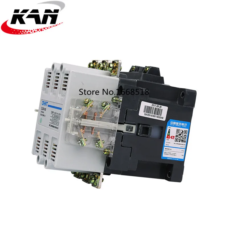 CHINT AC Контактор CJ20-100A AC ПИТАНИЕ напряжение вспомогательный контакт 2 Нормально открытый 2 нормально закрытый