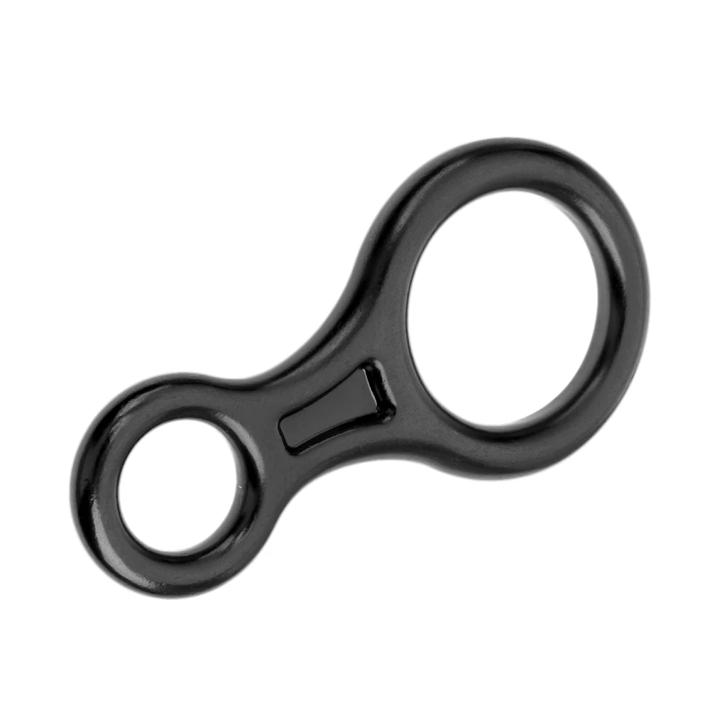 Figure 8 Shape Rock Climbing Caving Rappel Abseil Rope Rescue Descender 35KN for Rappelling Downhill Rock Climbing Mountaineer