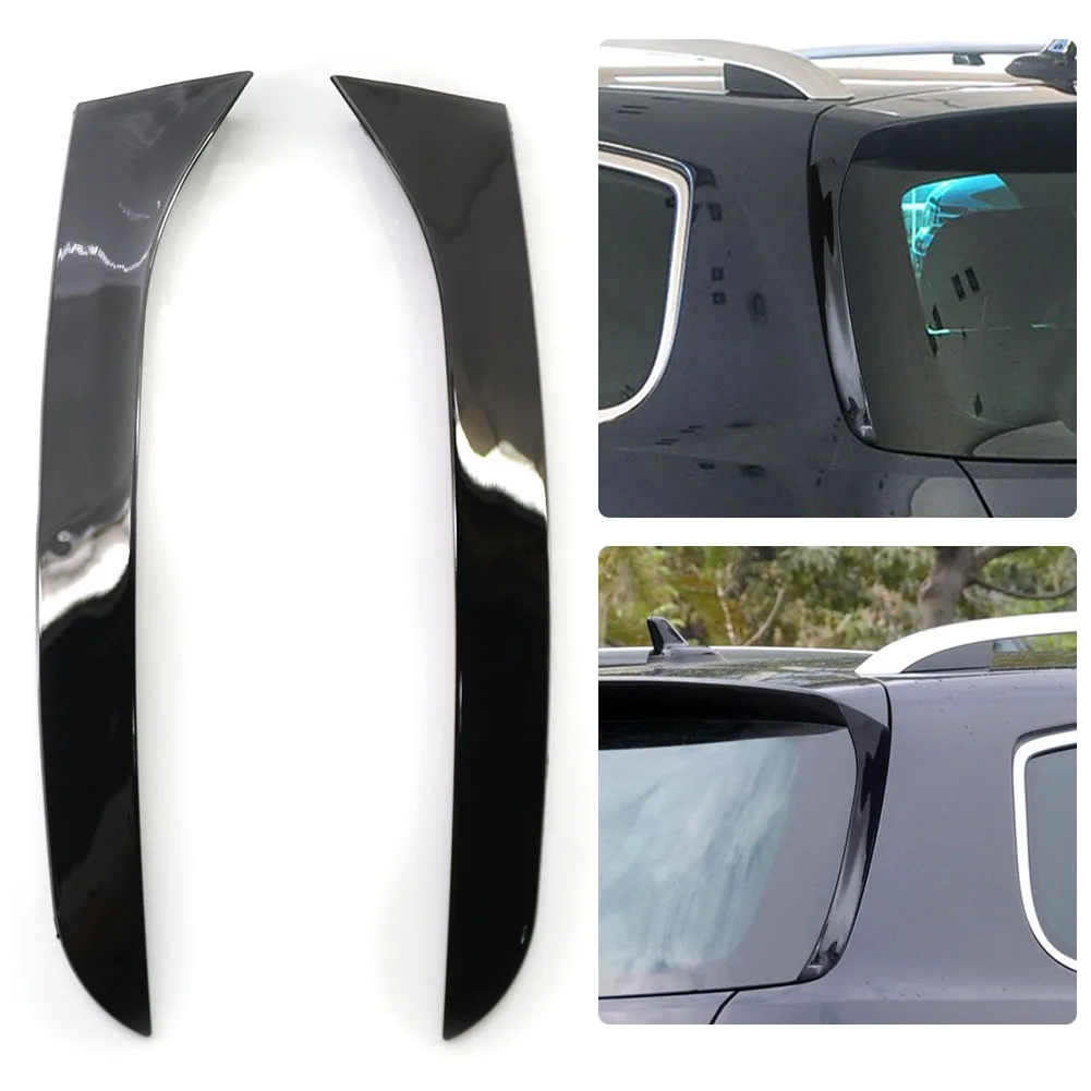 Hinten Fenster Seite Spoiler Schwarz Fenster Heckspoiler Flügel Splitter  Trim für Volkswagen Passat B7 Variante Wagon 2011-2015