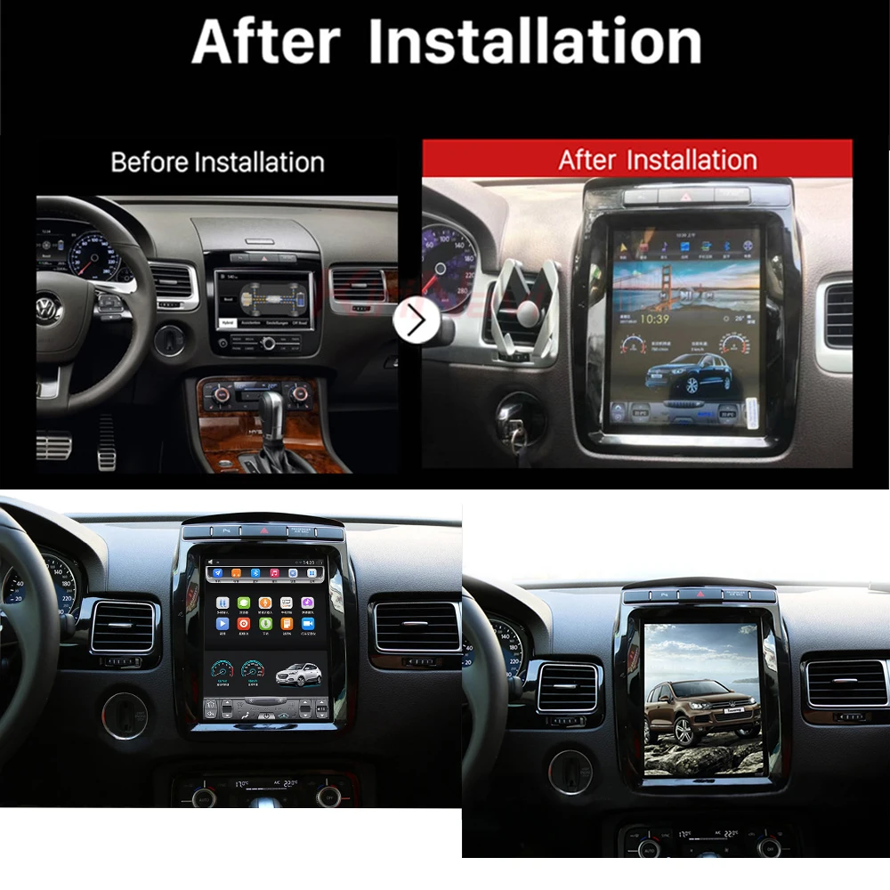 Автомобильный мультимедийный плеер стерео gps DVD радио навигация NAVI Android экран монитор для Volkswagen Touareg 7P 2010