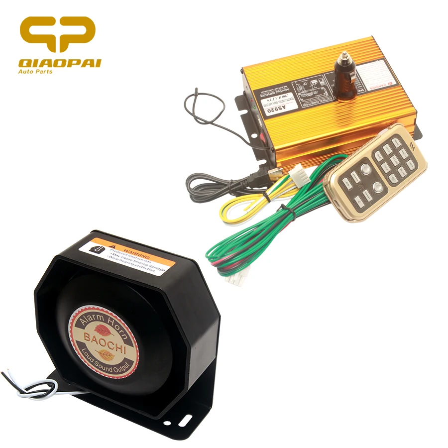 Громкий автомобильный Рог 12 в мегафон сигнализация полицейская сирена