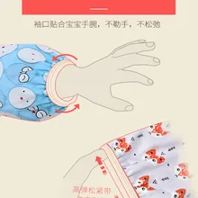 Водонепроницаемые Детские рукава с манжетами для мужчин и женщин; маленькие манжеты с манжетами для детей от 1 до 3 лет; Чистый хлопок; сезон осень-зима