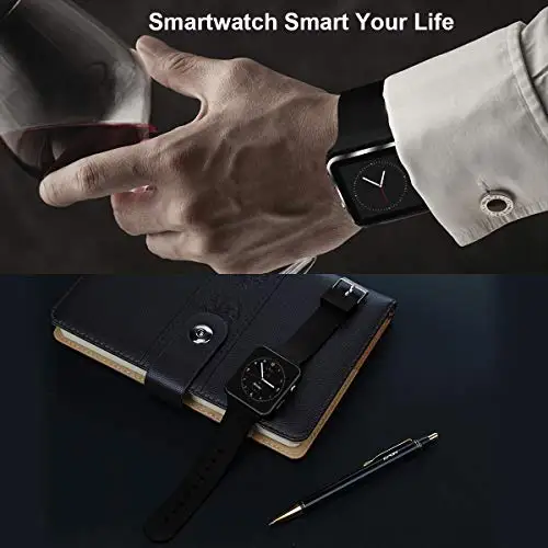 SKHO умный Шагомер часы Поддержка SIM tf карты X6 камера Smartwatch водонепроницаемые