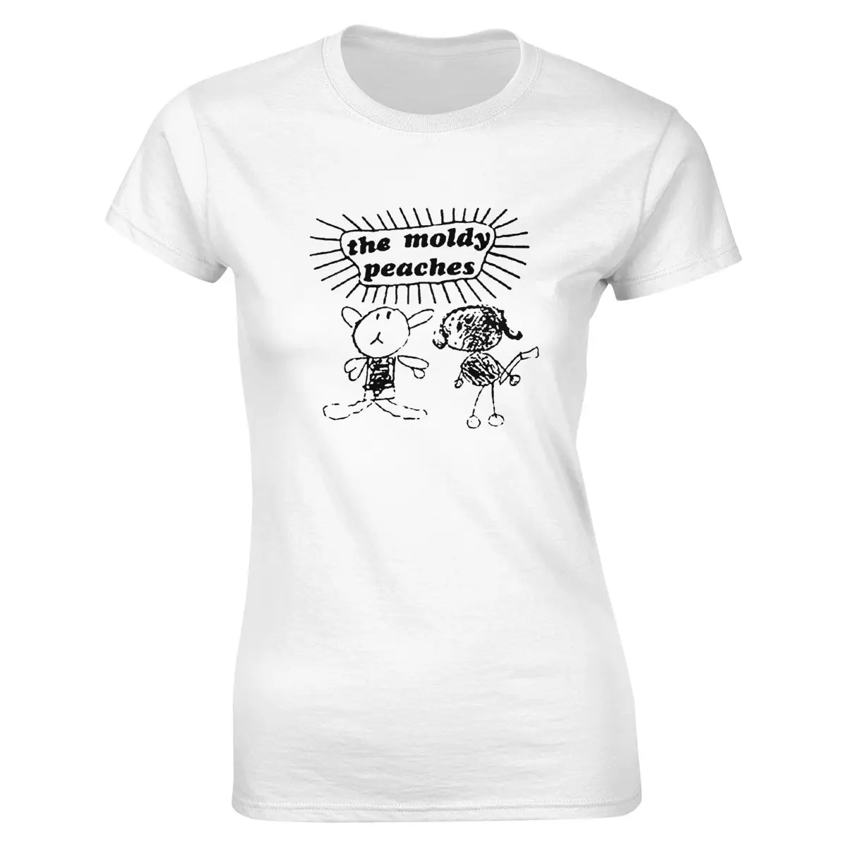 

Vintage Hipster T Shirt New Fashion Tshirt Print The Moldy Peaches Indie Rock Retro Casual Cotton Short O-neck Summer Regular
