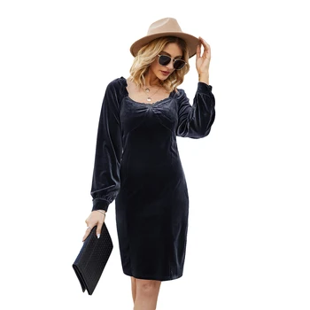 

2020 New Women Bodycon Dress Sexy Slim Fit Xmas Halloween Christmas Party Dress Sundress Sexy Clothes Elegant Long Sleeve Dress