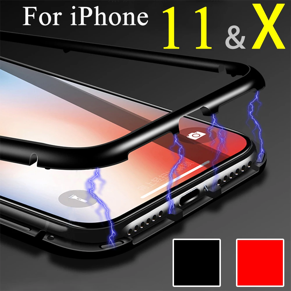 Магнитная Адсорбция для Apple iPhone XS MAX 11 Pro Max Чехол I phone 11promax чехол X S XR 11iPhone ip 10 R iph 11max
