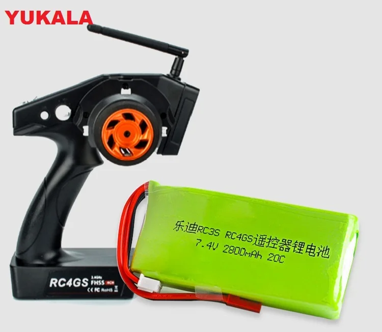 Радиоприемник RC3S RC4GS RC6GS Запчасти для передатчика 7 4 в 2800 мАч 20C литий-полимерный