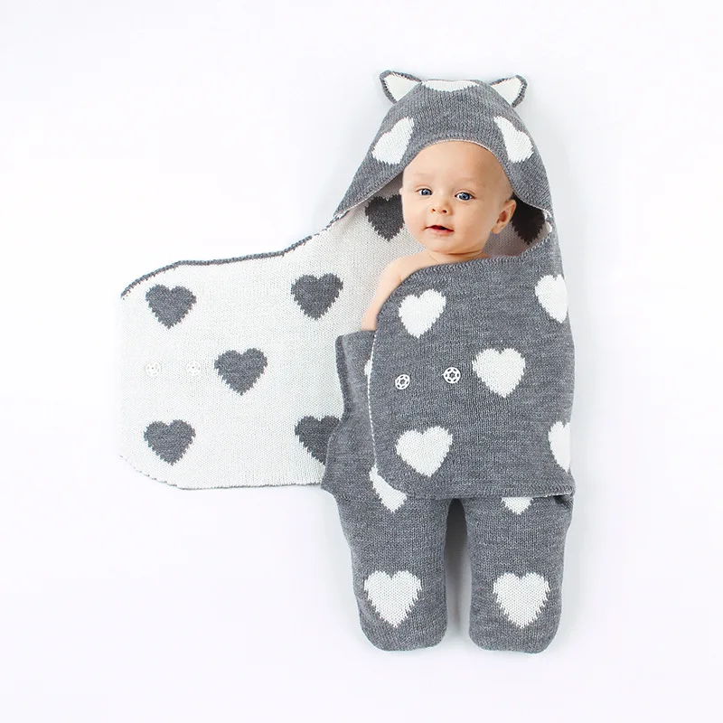 Детское одеяло для постельных принадлежностей, коляска, супер мягкий теплый спальный мешок для маленьких мальчиков и девочек, пеленка для новорожденных от 0 до 12 месяцев