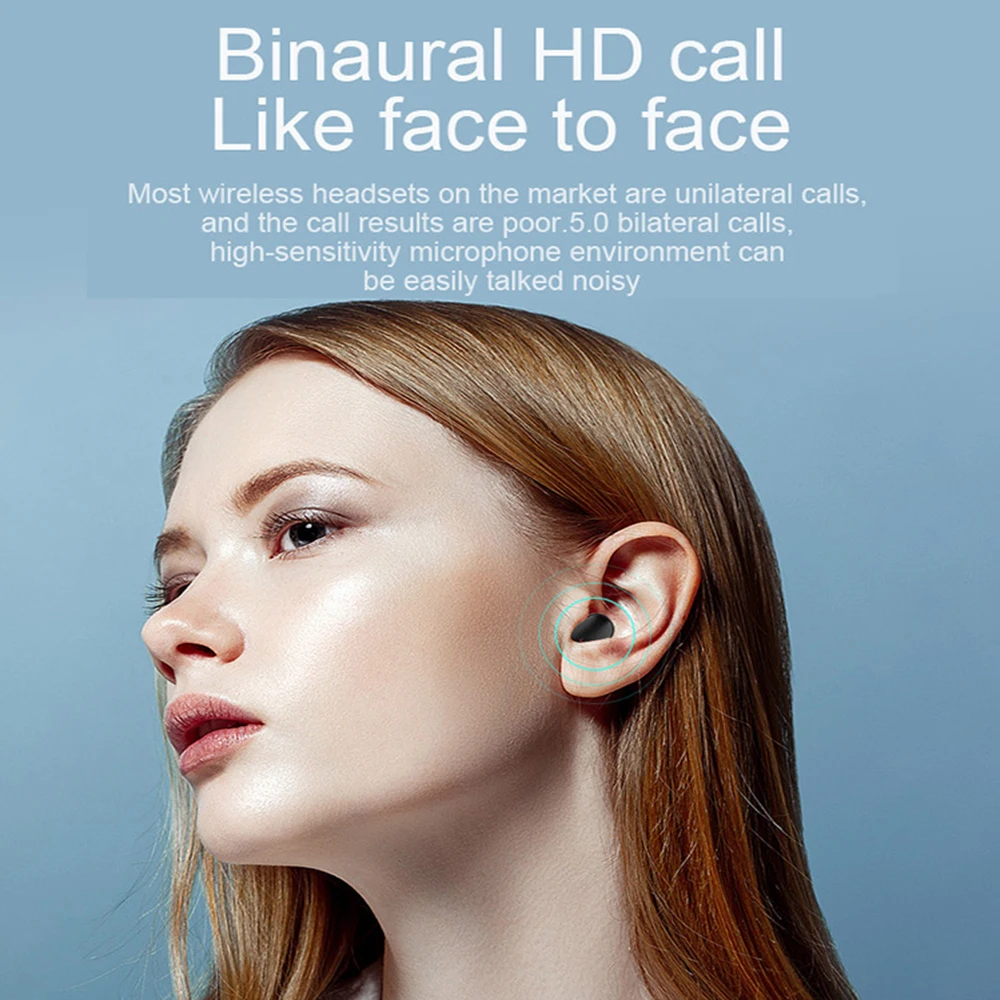 A6s Tws bluetooth 5 0 наушники в режиме реального времени стерео беспроводные с
