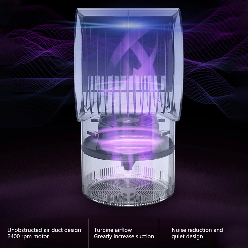 New USB Powered Electric Photocatalytic Anti Mosquito Killer Lamp UV Photocatalys Bug Insect Trap Light Pest Control Repellent