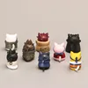 Figurines de chat 4/8 pièces, décoration de chambre, Kakashi Gaara Hinata Sasuke Itachi Q Version 3cm, poupées, jouets pour enfants, cadeau ► Photo 3/6