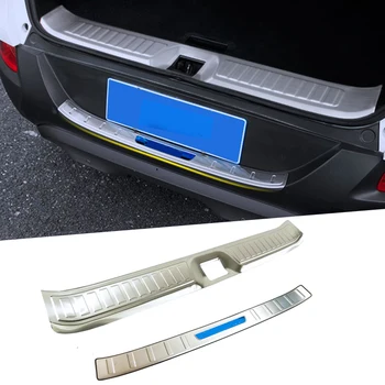 

304 Stainless Steel Auto Styling Tail Rear Door Bumper Skid Protector Guard Plate Cover Trim For Renault Kadjar 2016 2017 2018
