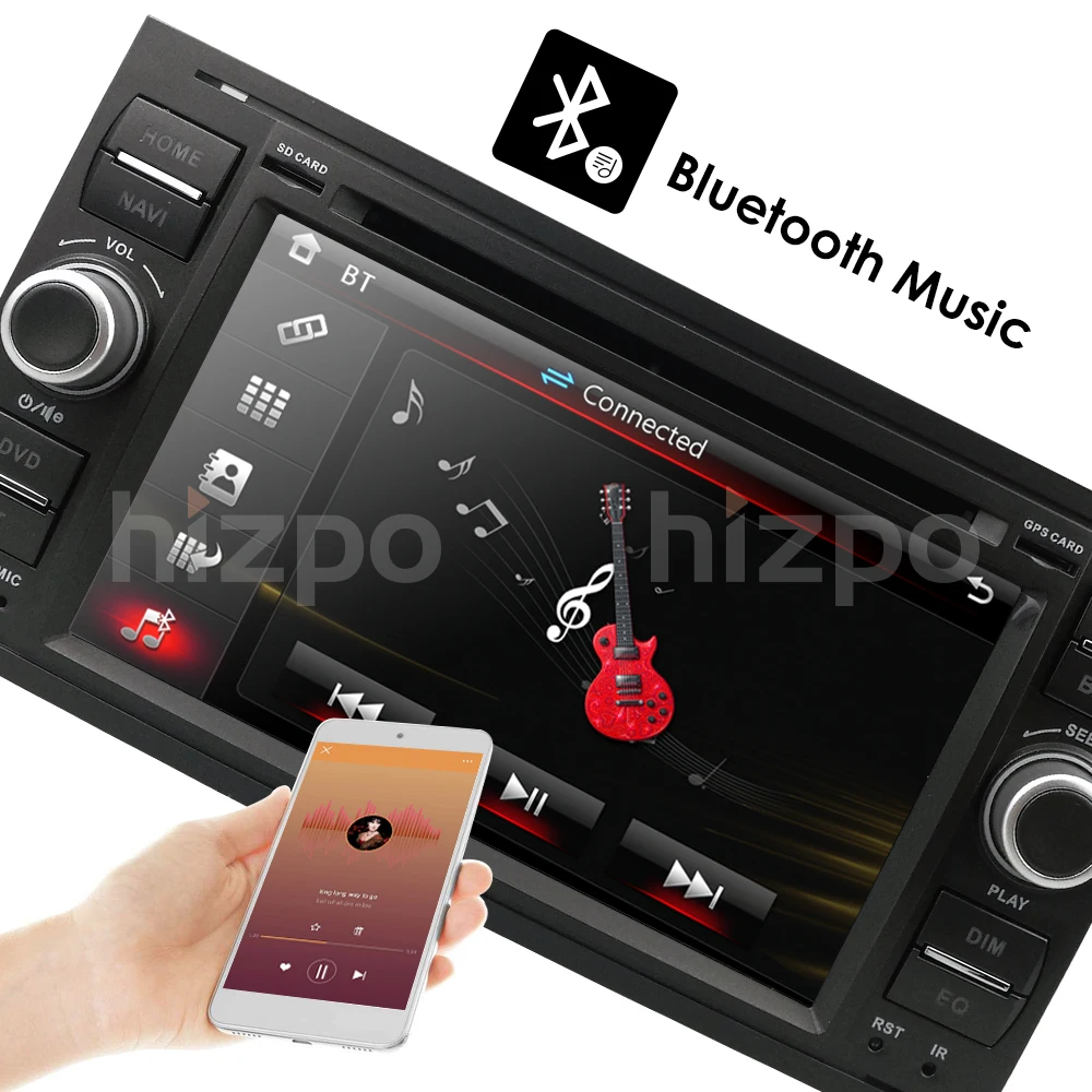 Авторадио Moniceiver DVD плеер GPS BT навигатор для Ford C Max/Connect/Fiesta/Focus/Fusion/Galaxy/Kuga S Max Transit/Mondeo