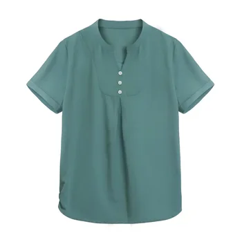 

2020 summer new style commuter women's wear 40 year old middle-aged mom large loose Short Sleeve T-Shirt Top