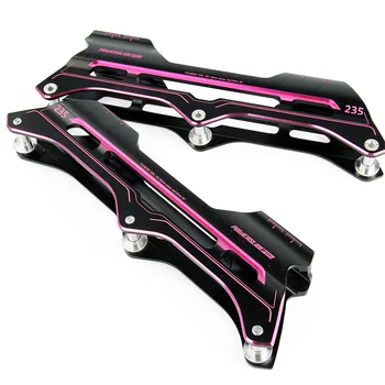 

100% Original Powerslide Pleasure Tool 3*110mm Inline Speed Skate Frame 235mm Aluminum Speed Skating Patines 165mm Distance Base