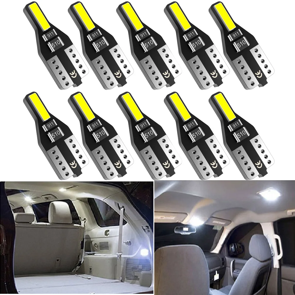 10x T10 Led W5W 168 Светодиодная лампа светильник салона автомобиля для BMW E46 E39 E90 E60 E36 F30 F10