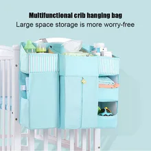 Многофункциональная сумка для хранения детской кроватки, висячий карман для пеленок, пеленок, сумка для хранения одежды DTT88
