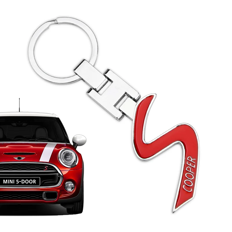 Металлический автомобильный брелок с эмблемой логотипа JCW для Mini Cooper S R56 R50 F56 R53 F55