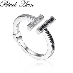 Elegant Sterling Silver Open Ring for Women - Timeless Wedding Jewelry in Silver