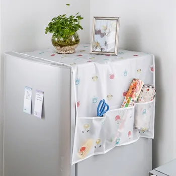 

Dust Cover for Refrigerator Storage Organizing Folders Appliances Waterproof Towel Cover Household Cover Single and Double Doubl