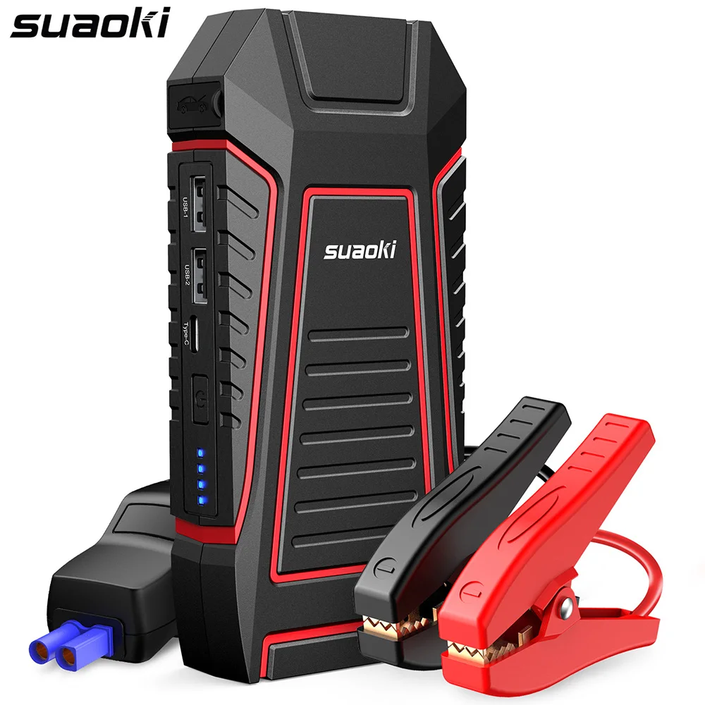 Портативный автомобильный стартер Suaoki U7 Peak 12000 мАч для газа дизельного двигателя