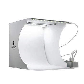 

Lightbox Mini Folding Lightbox Photography Photo Studio Softbox 2 Panel LED LED Light Soft Box Camera Phone Photo Background Kit