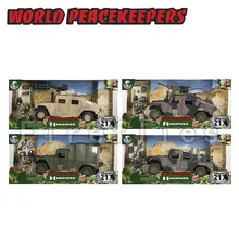 

World Peacekeepers 1/18 Action Figure Humvee With 2 Soldiers Anime Model For Gift Free Shipping