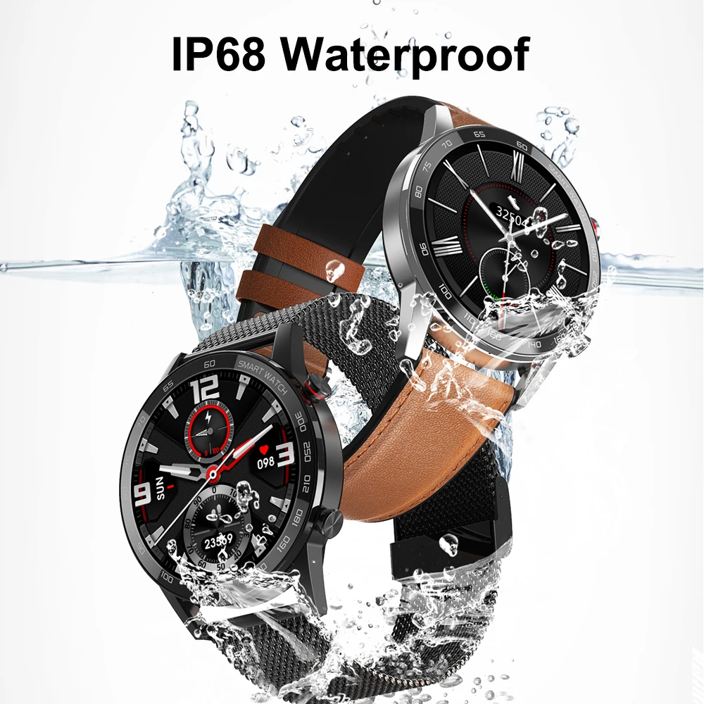 LYKRY IP68 Водонепроницаемые Смарт часы DT95 с Bluetooth и функцией звонка 360*360 HD IPS экран