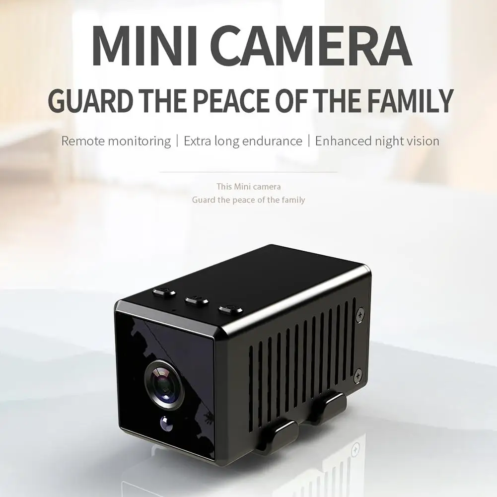 

Mini Camera Wireless Micro Camera 1080P Portable Mini Camera WiFi Smart Night Vision Motion Activated Outdoor Driving Recorder