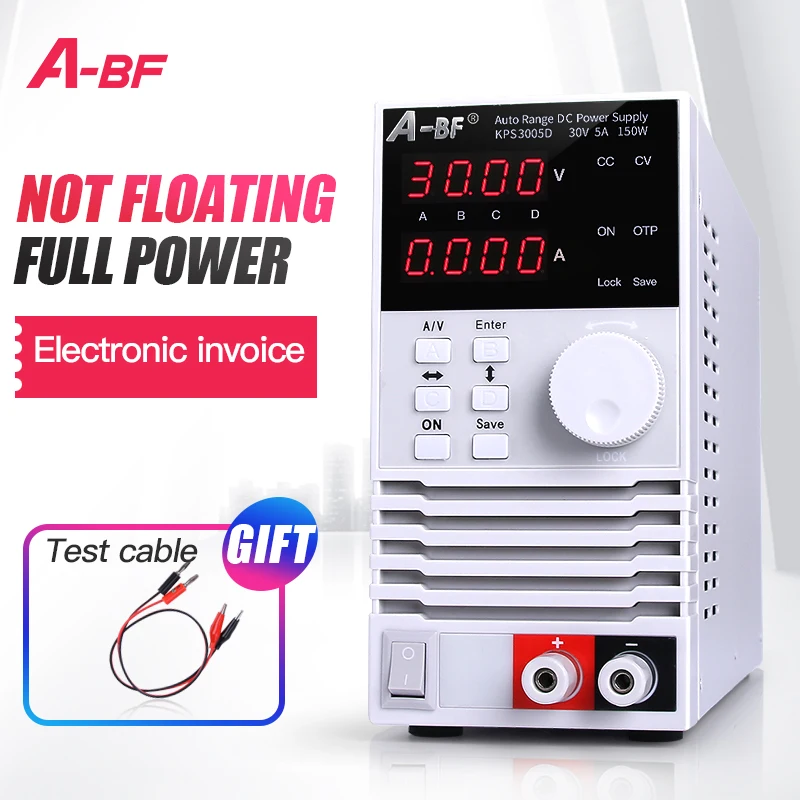 

A-BF Bench Source DC Programmable Regulated Power Source Adjustable Switching High Hower Constant Voltage Current Power Supply