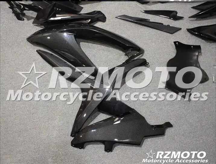 Мотоциклетный обтекатель abs комплект для SUZUKI GSXR600 750 K8 2008-2010 углеродное волокно узор переводная вода печать Магазин № 0128