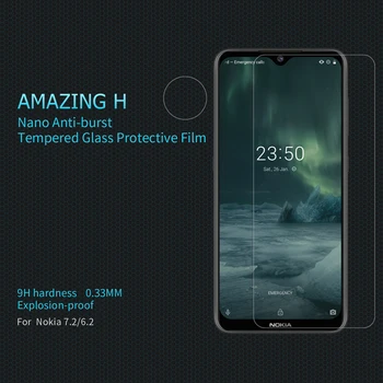 

NILLKIN Amazing H Anti-burst 9H Tempered Glass Screen Protector For Nokia 7.2/Nokia 6.2/Nokia 8.1 nokia X7/Nokia 4.2 Glass cover