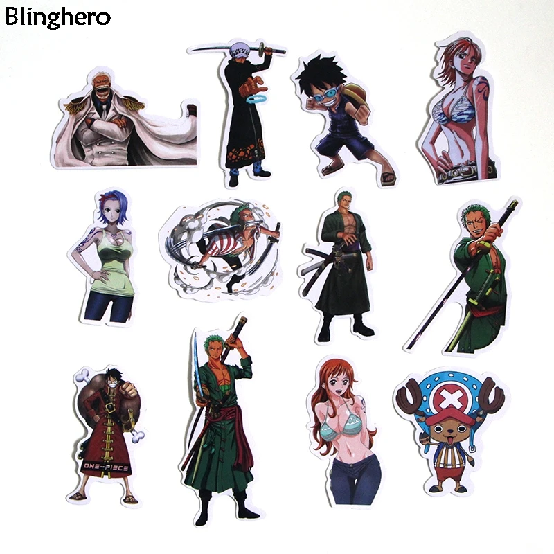 20 компл./лот Blinghero one piece 50 шт./компл. крутые аниме наклейки для скрапбукинга багаж автомобиля наклейки альбом наклейки BH0128