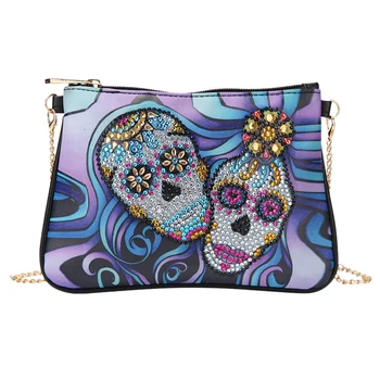 

DIY Diamond Painting Ladies Handbag Clutch Coin Purse Mobile Wallet Cosmetic Storage Bag Travel Decorative Bag Shoulder Bag