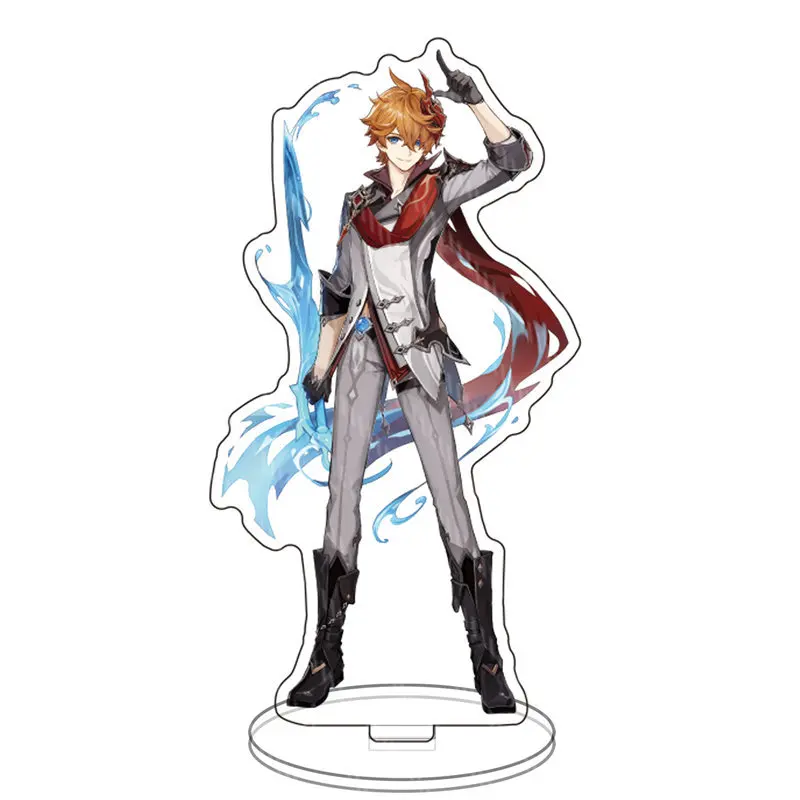

Game Genshin Cosplay Impact Project TARTAGLIA Acrylic Stand Card Anime Props Diona Accessories Decoration Kids toys Xmas gifts