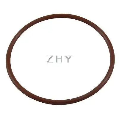 

68mm OD 3mm Thickness Coffee Color Fluorine Rubber O-ring Oil Seal