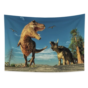

Fashion tapestry dinosaur wind landscape series beach towel thick polyester thin background wall decoration wall hanging