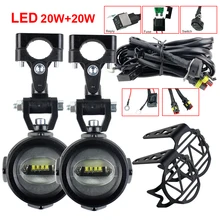 Auxiliary fog Lamp Front Brackets Led Driving Light for BMW R1200GS Adventure LC F650GS F800GS F700GS Motorcycle Headlights