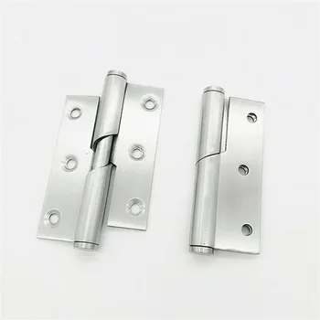 

2pcs Thick Stainless Steel 3/4 Inch Lifting Hinges Bathroom Hinge Automatic Closing Door Hinges Toilet Door Detachment Hinge