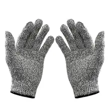 Уличные ножевые устойчивые к порезам перчатки для забоя на кухне, погружные клейкие мужские перчатки из полиэтилена HPPE